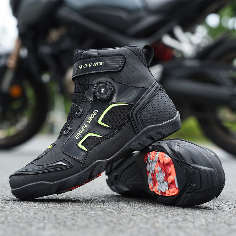 Motorcycle Gear Boots - Motorbike Shoes Motocross Street Gear Racing