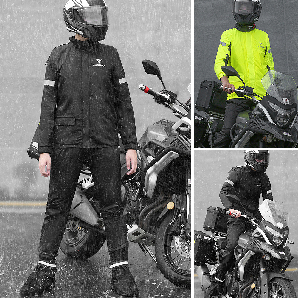 Men Motorcycle Rain Suit Outdo - Motorcycle Gear Jacket And Pants recension och pris