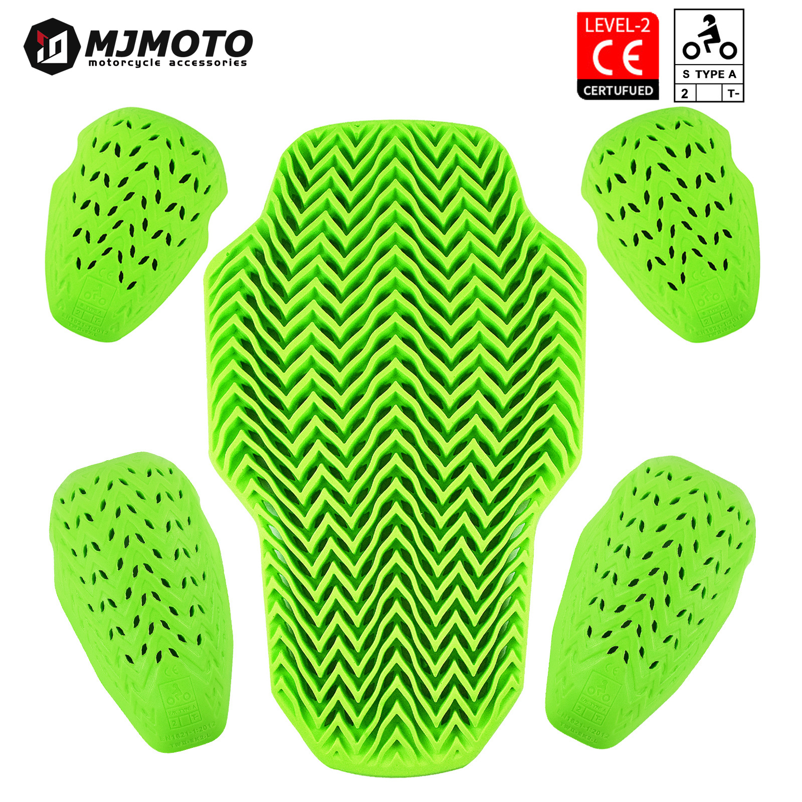Green Motorcycle CE Level 2 Pr - Motorcycle Gear Jacket And Pants recension och pris