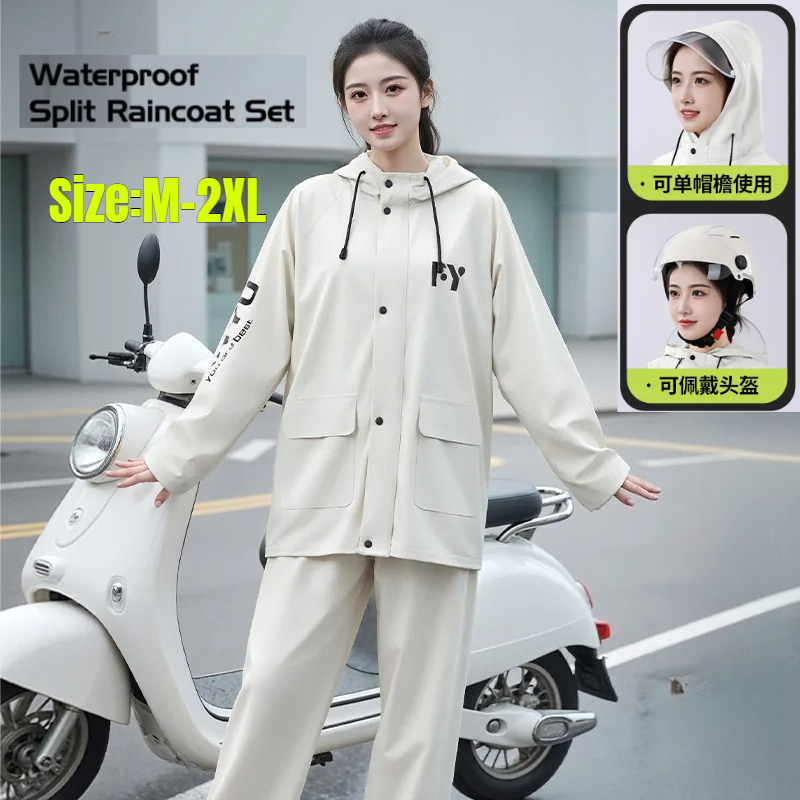 Motorcycle Rain Suit for Adult - Motorcycle Gear Jacket And Pants recension och pris