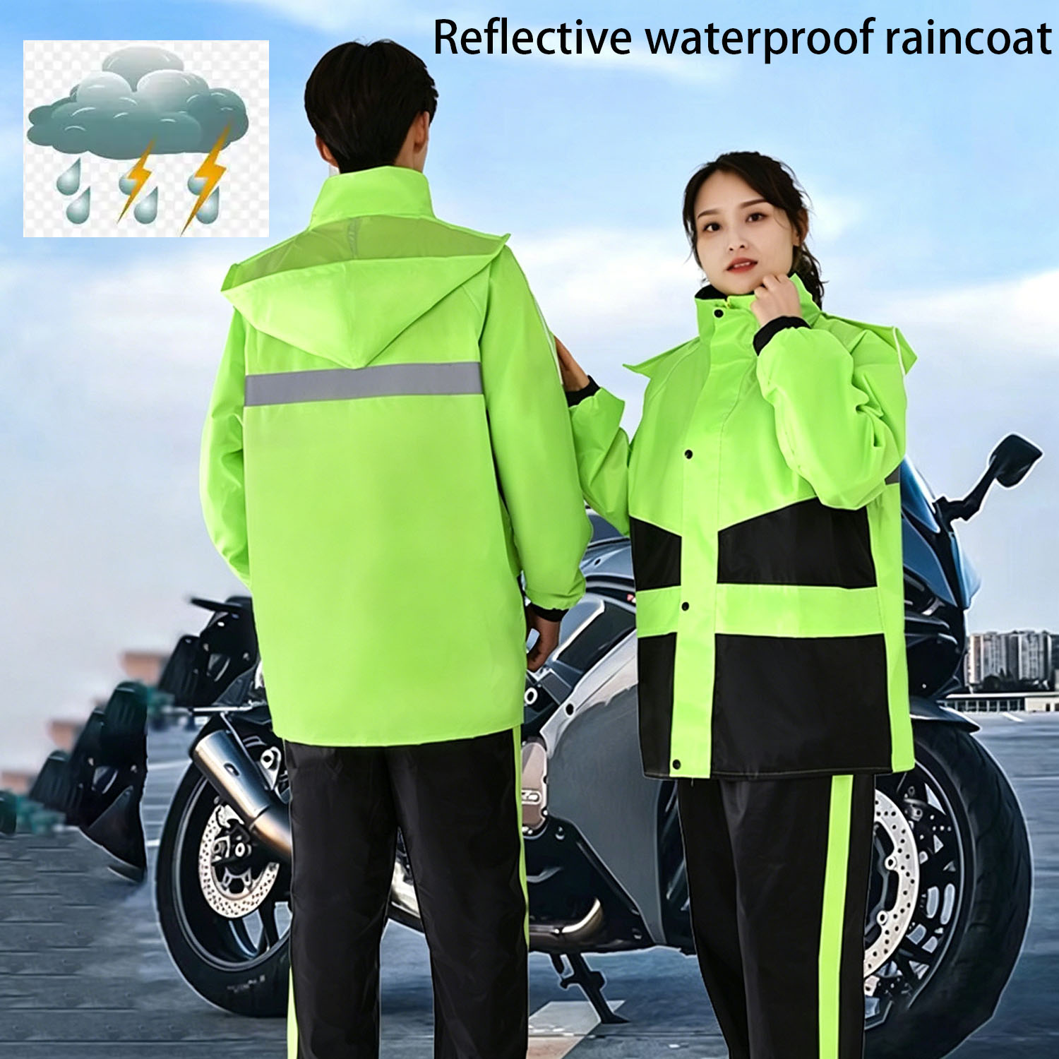 Motorcycle Raincoat Suits Men  - Motorcycle Gear For Woman recension och pris