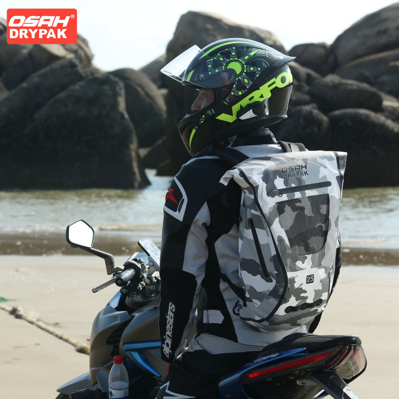 OSAH Grey Motorcycle Bag 25L L - Motorcycle Gear Companies recension och pris