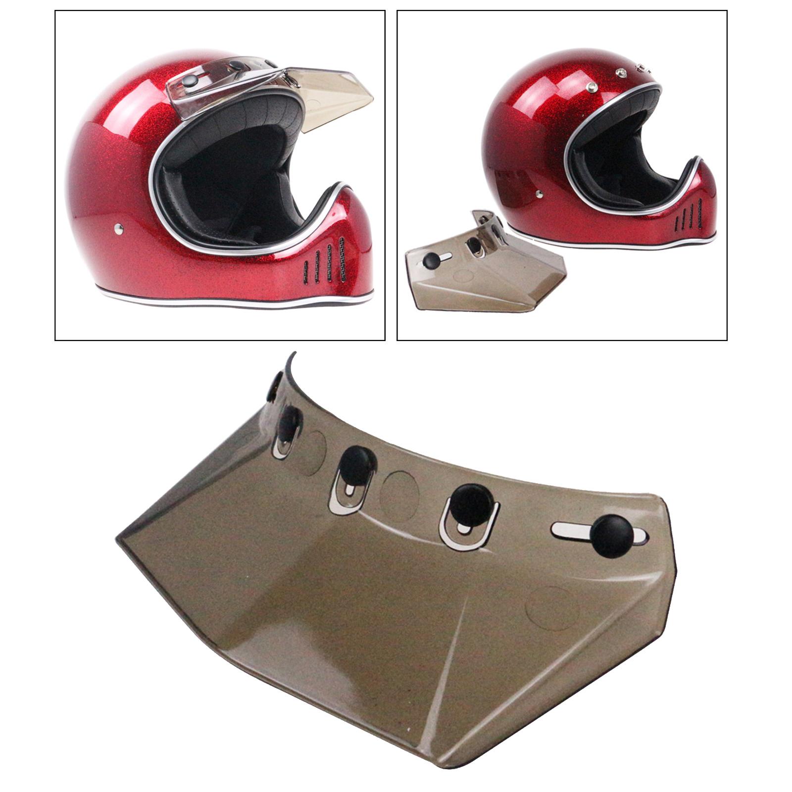 5-Snap Helmet Sun Visor Peak M - Motorcycle Gear Vintage recension och pris