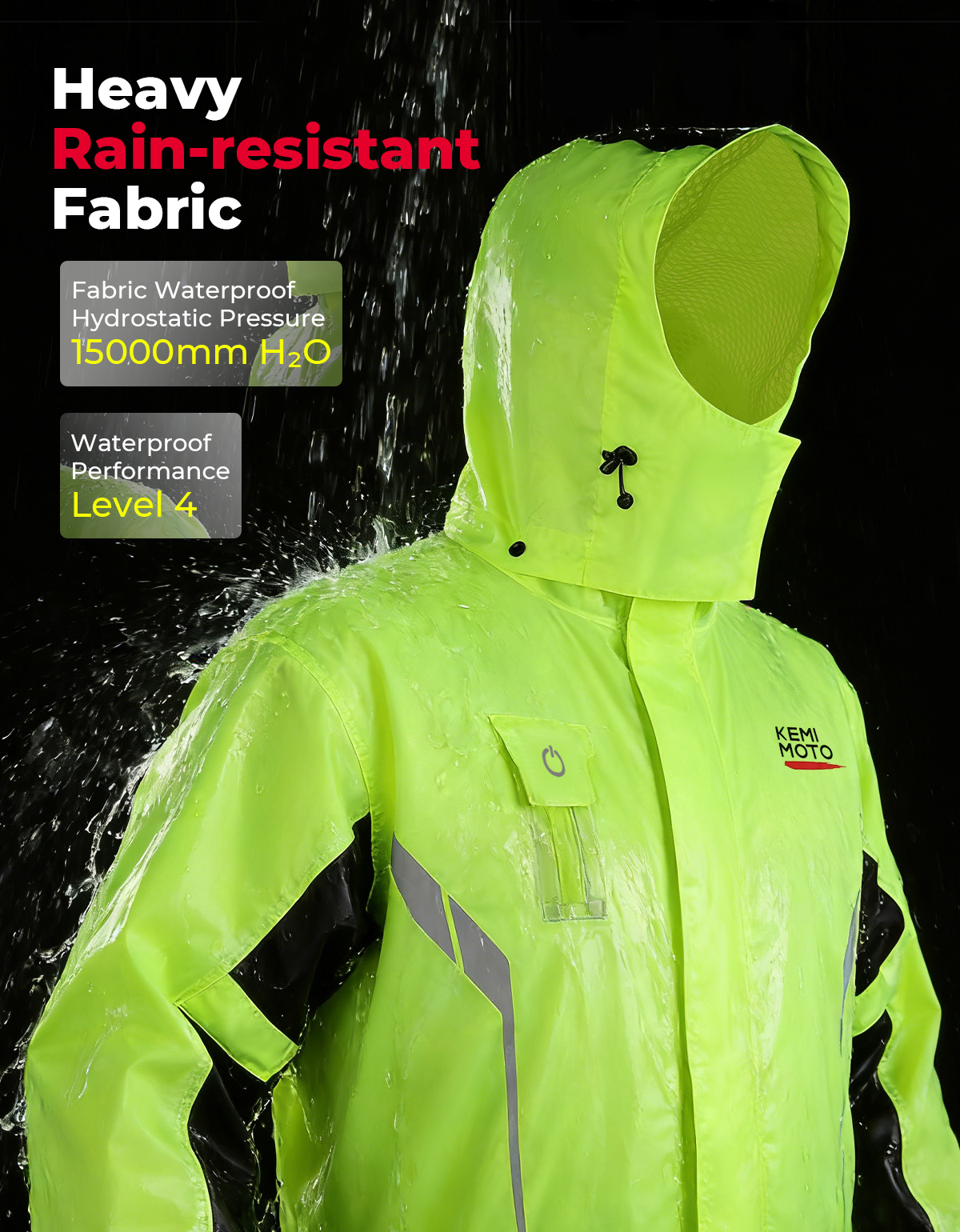 KEMIMOTO Unisex Waterproof Rai - Motorcycle Gear Jacket And Pants recension och pris