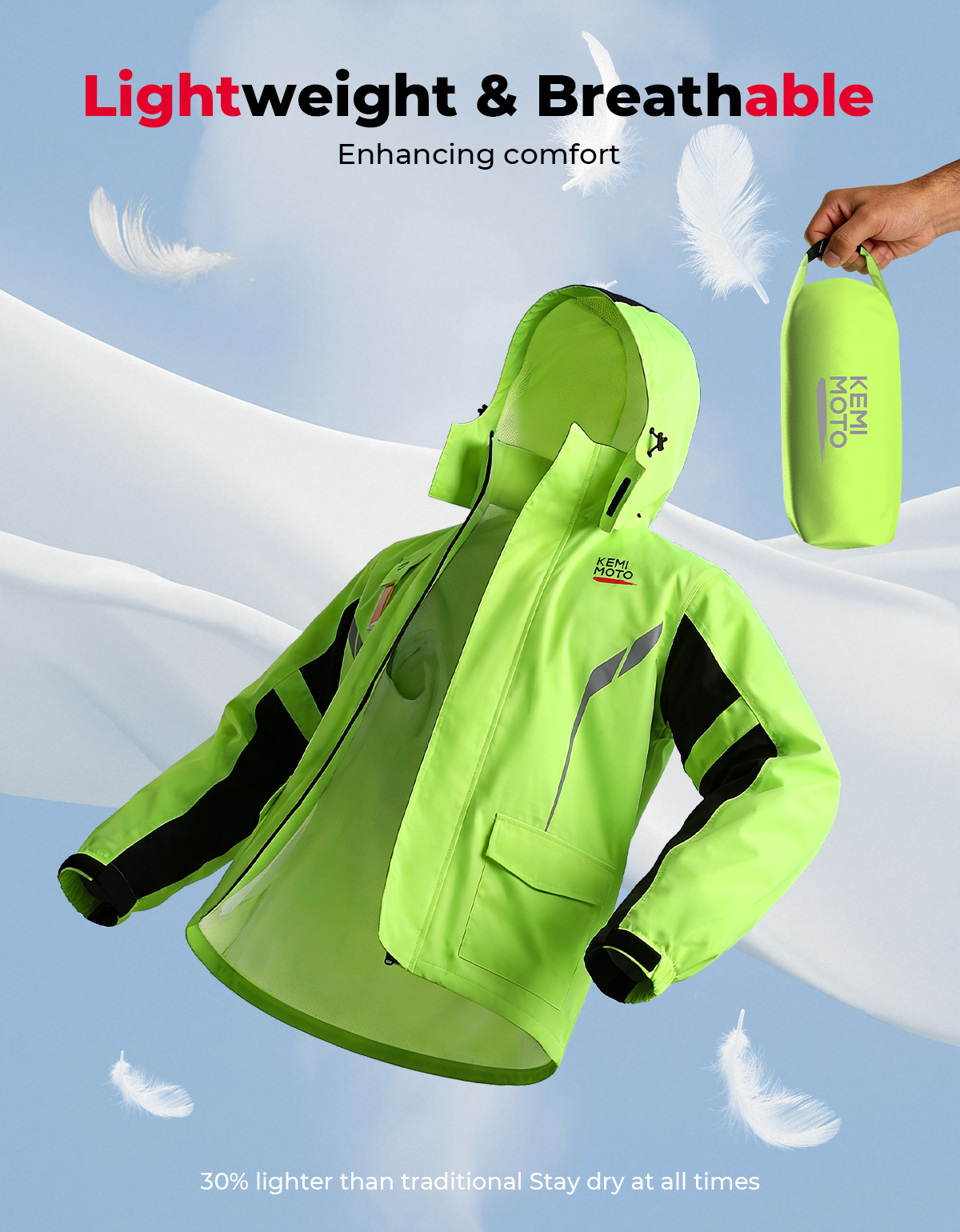 KEMIMOTO Unisex Waterproof Rai - Motorcycle Gear Jacket And Pants recension och pris
