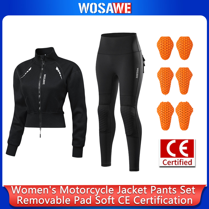 WOSAWE Women Motorcycle Riding - Motorcycle Gear Jacket And Pants recension och pris
