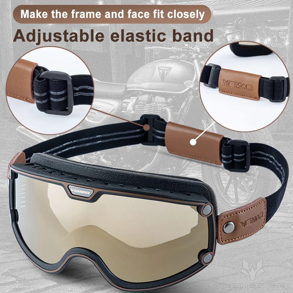 Retro Motorcycle Goggles Windp - Motorcycle Gear Vintage recension och pris
