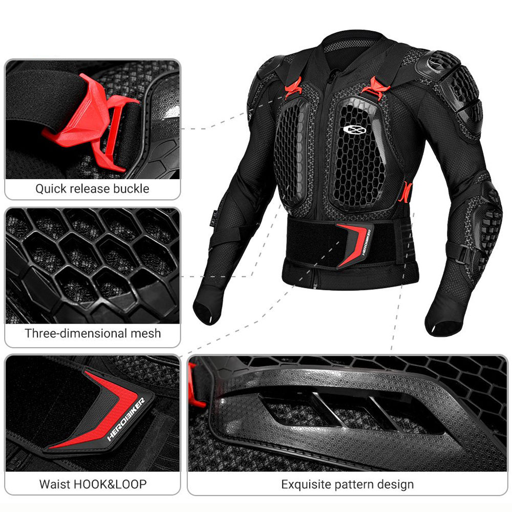 Motocross Armor Off-Road Anti- - Motorcycle Gear Jacket And Pants recension och pris