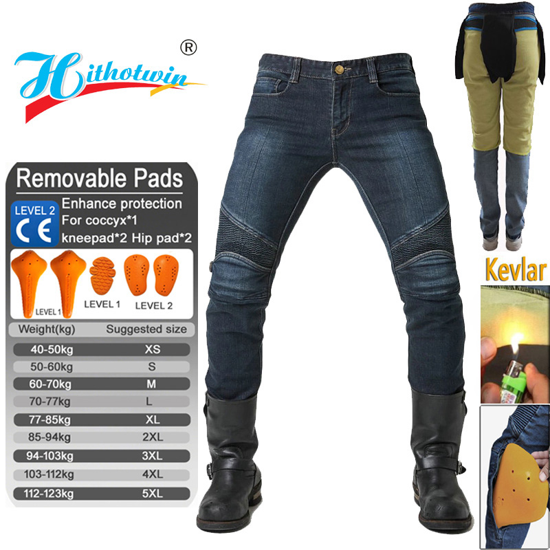 Men Aramid Motorcycle Jeans Wi - Motorcycle Gear Jeans recension och pris